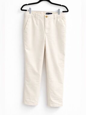 NWOT GAP Cream Straight-Leg Chino Pants